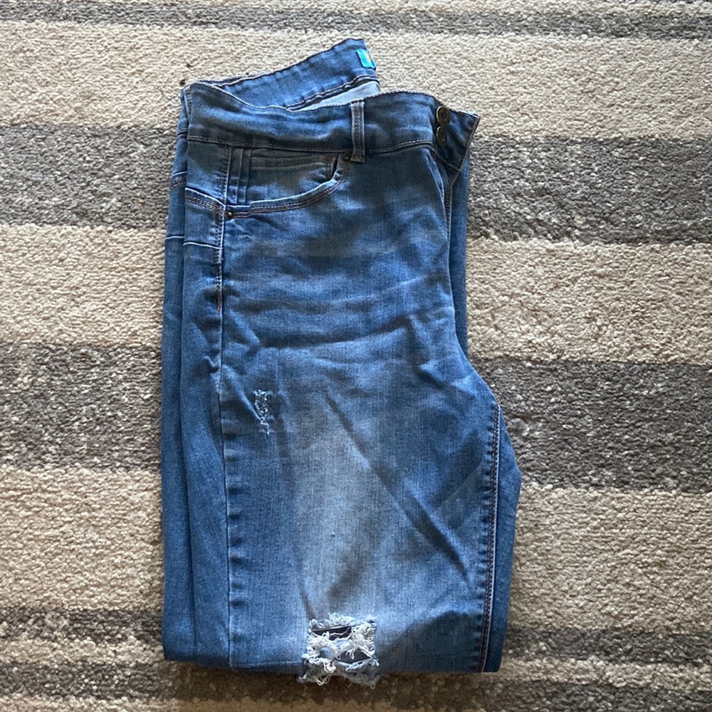 Light Blue Ripped Jeans
